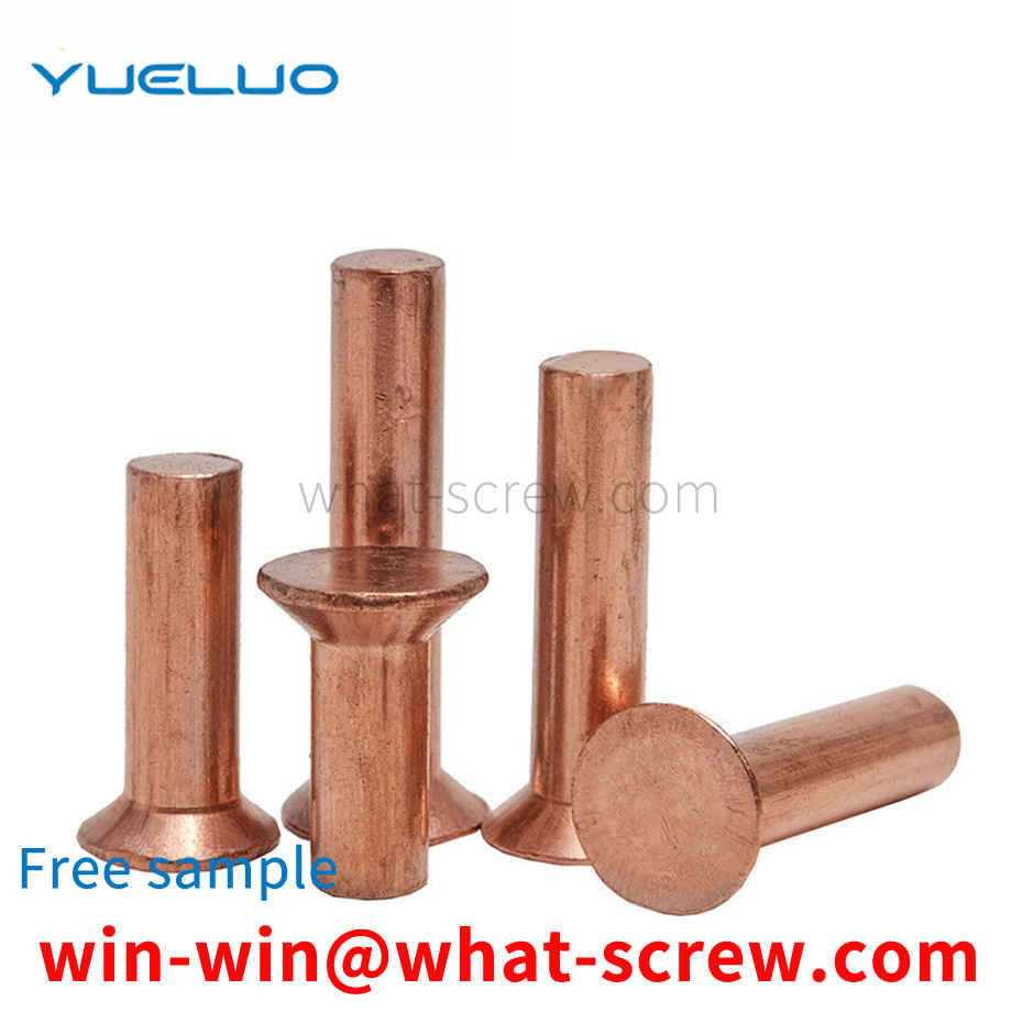 Copper countersunk head rivets