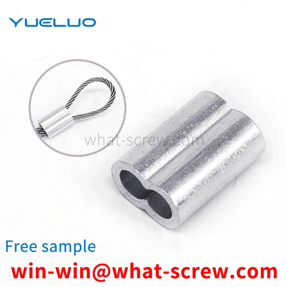 Supply double hole 8-shaped aluminum sleeve