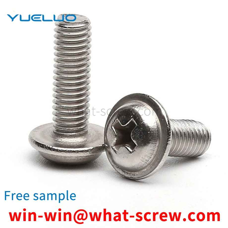 Phillips head screw with pad