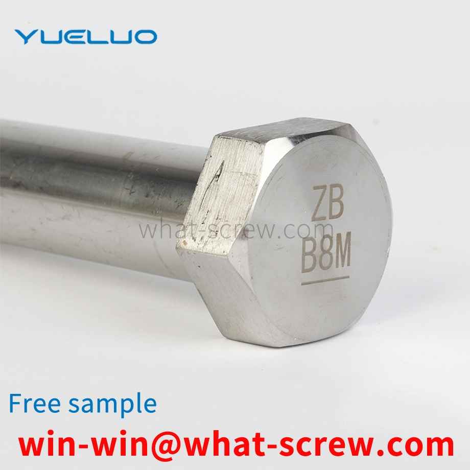 Stainless steel large bolt