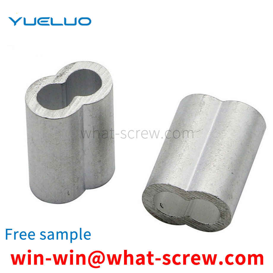 Double hole aluminum sleeve