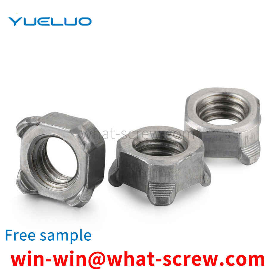 Welded square nut