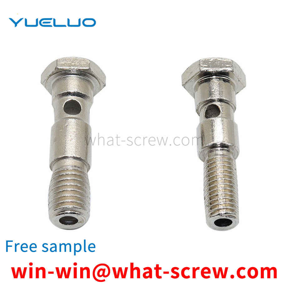 Hexagonal half thread screw