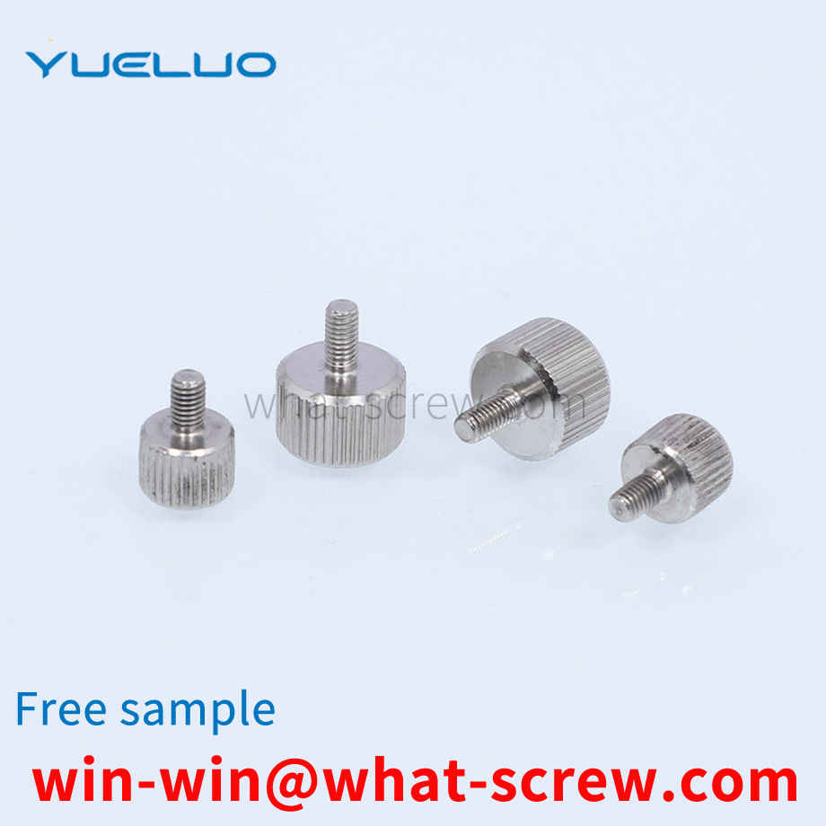 Single Head Knurled Round Straight Thread Thumb Screws