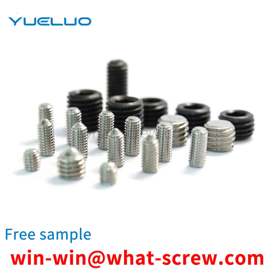 Hexagon socket flat end machine screw