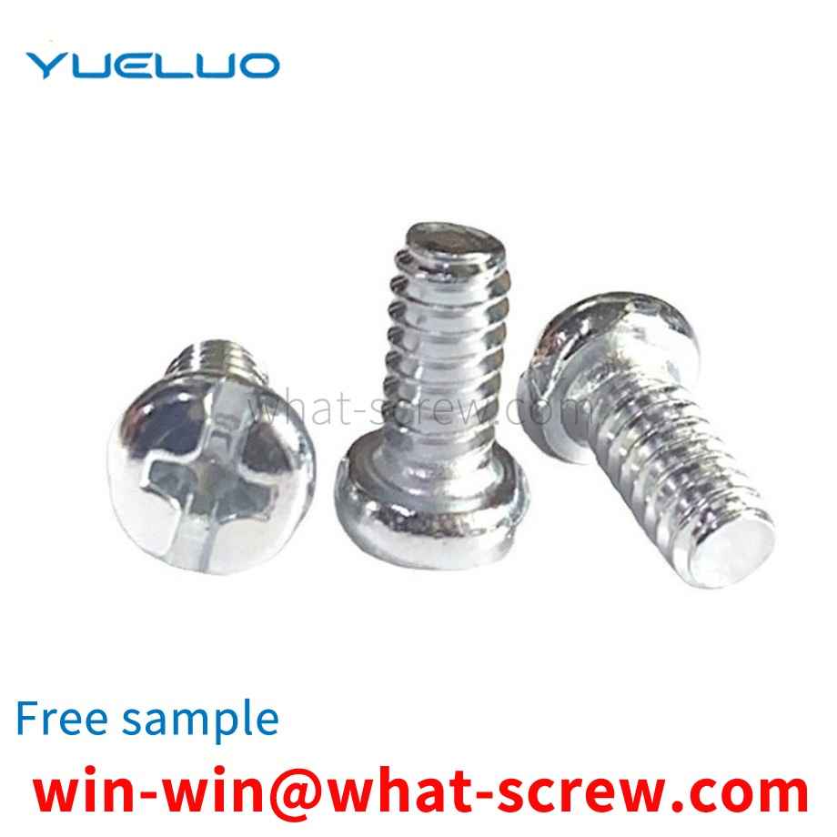 Eleven round head machine screw