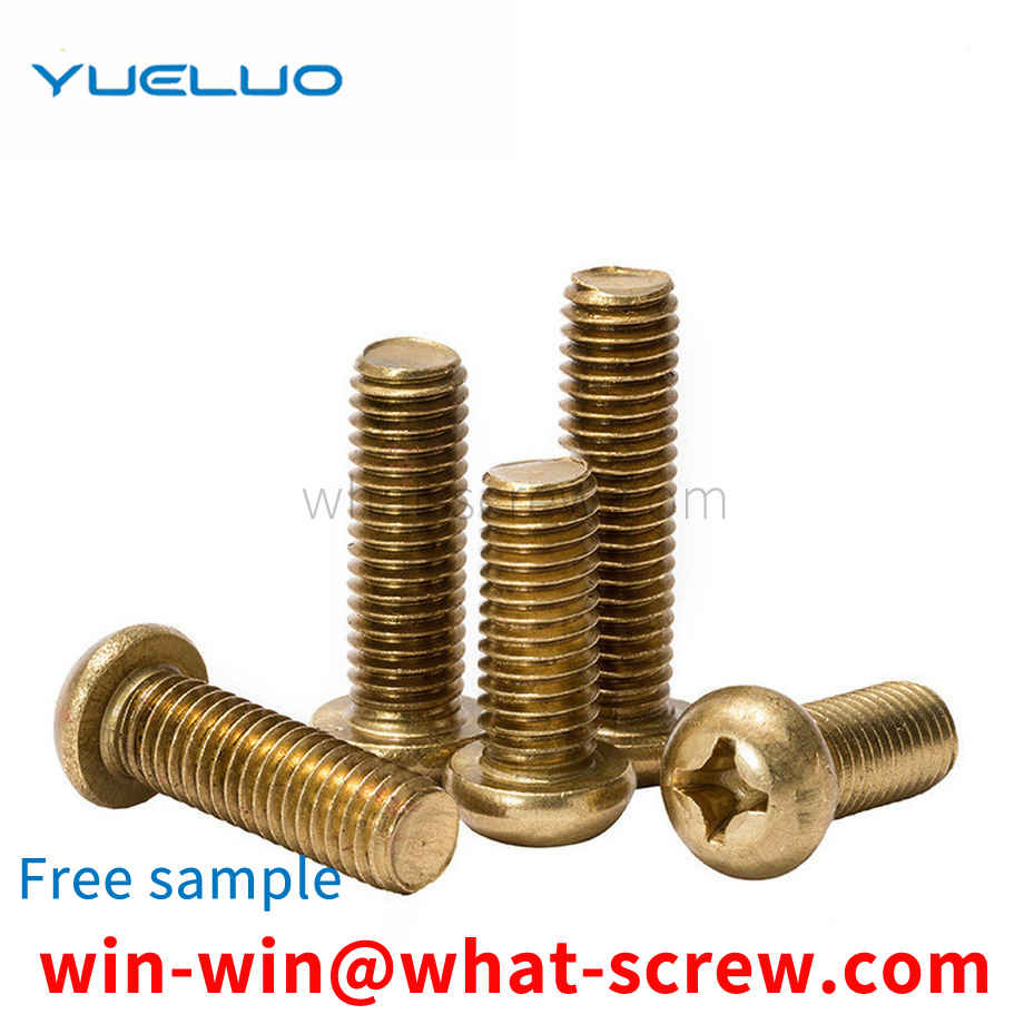 Copper Phillips Ball Head Screws