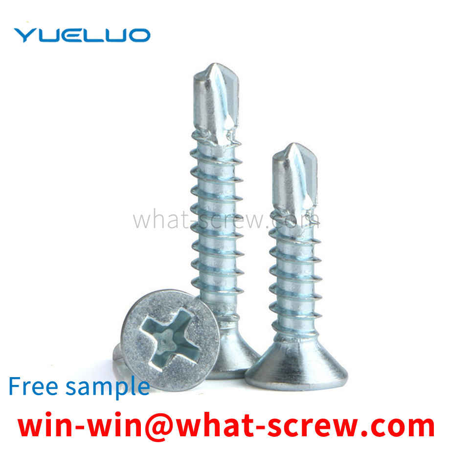 Production of flat head Phillips head screws