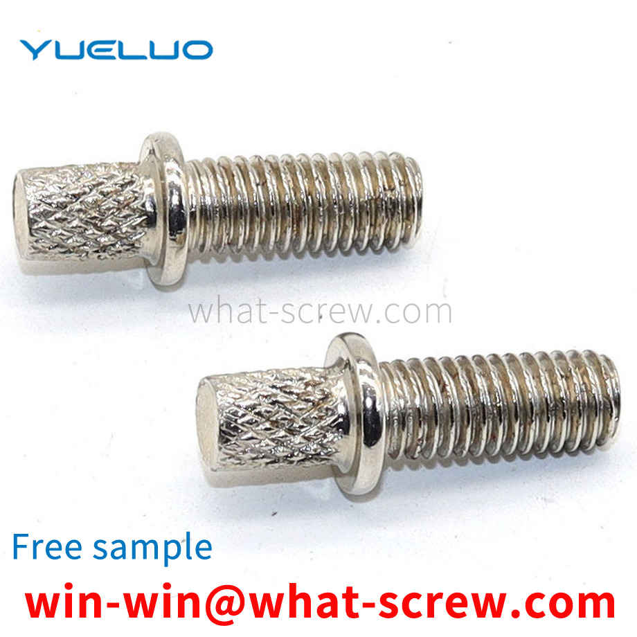 Knurled ring stop thick shank bolts