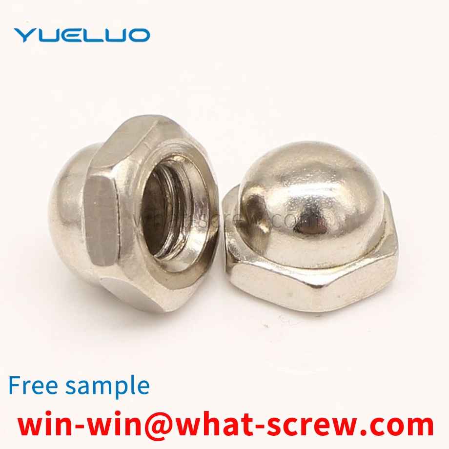 Customized cap nuts