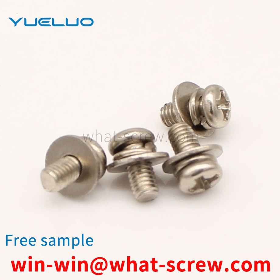 Three combination screws