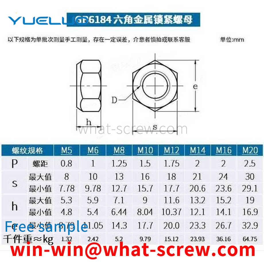 Customized Metal Lock Nuts