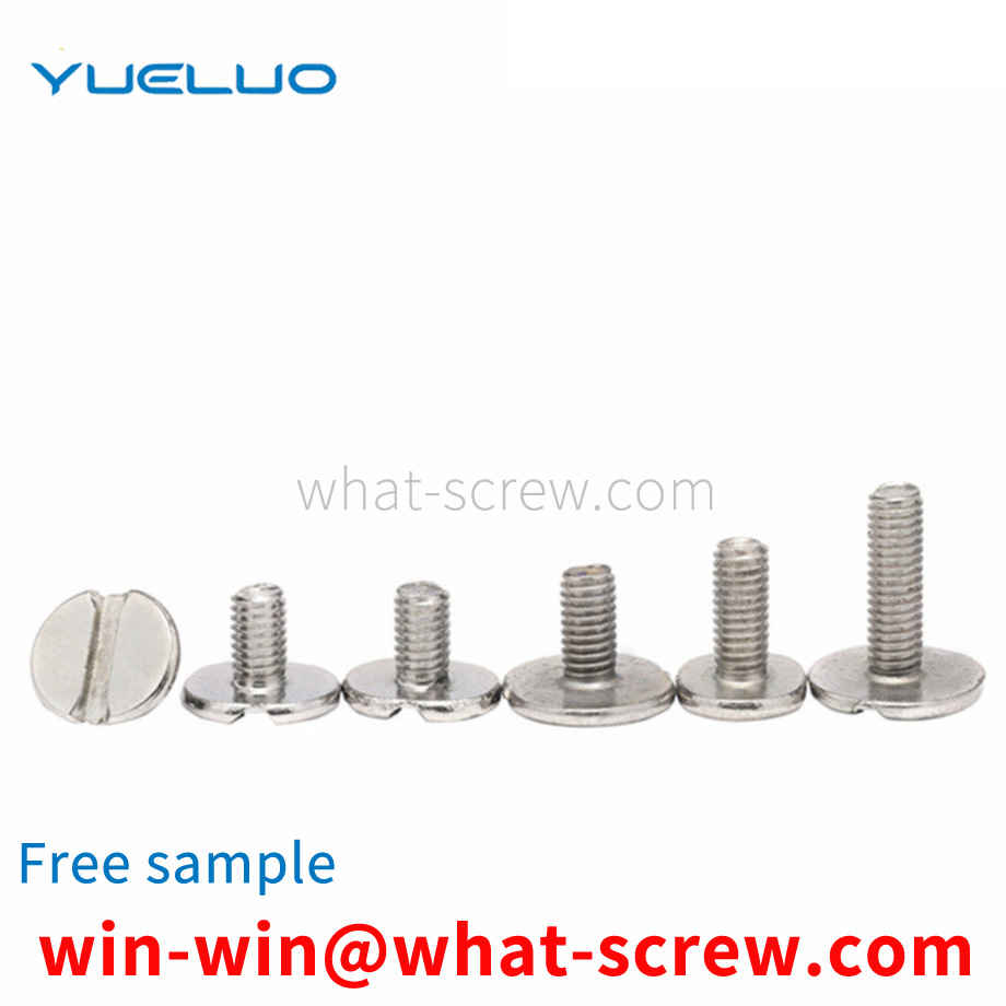 Wholesale Leather Goods Flat Head Screws