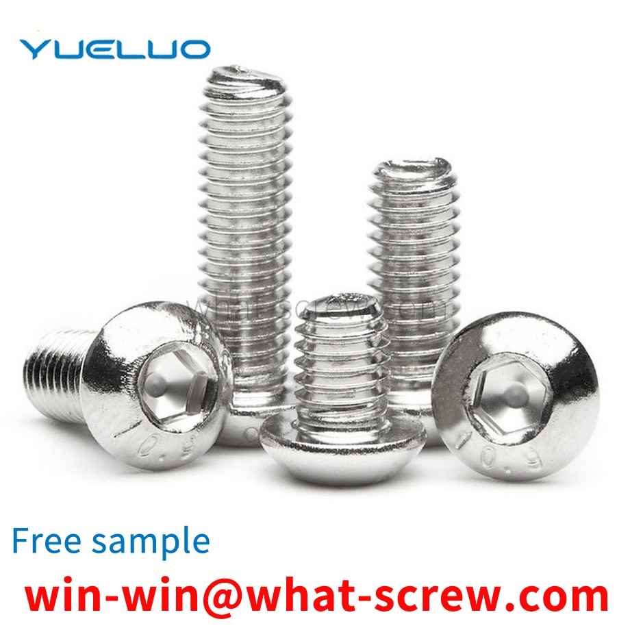 Nickel-plated hex socket head cap screws