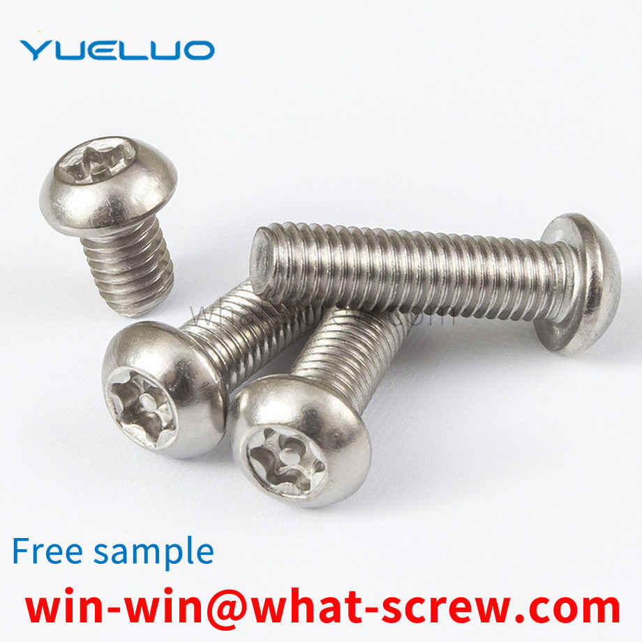 Half round head torx with column screw