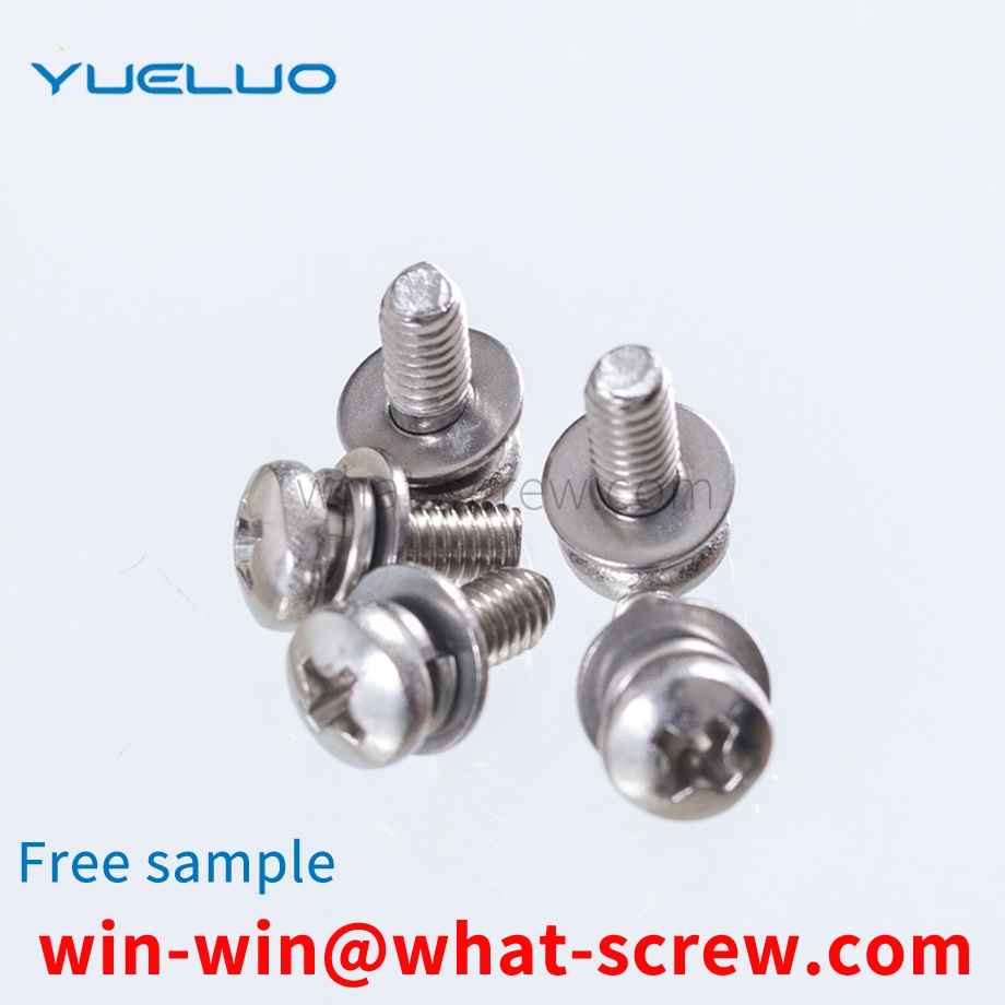 Cross recessed pan head screws