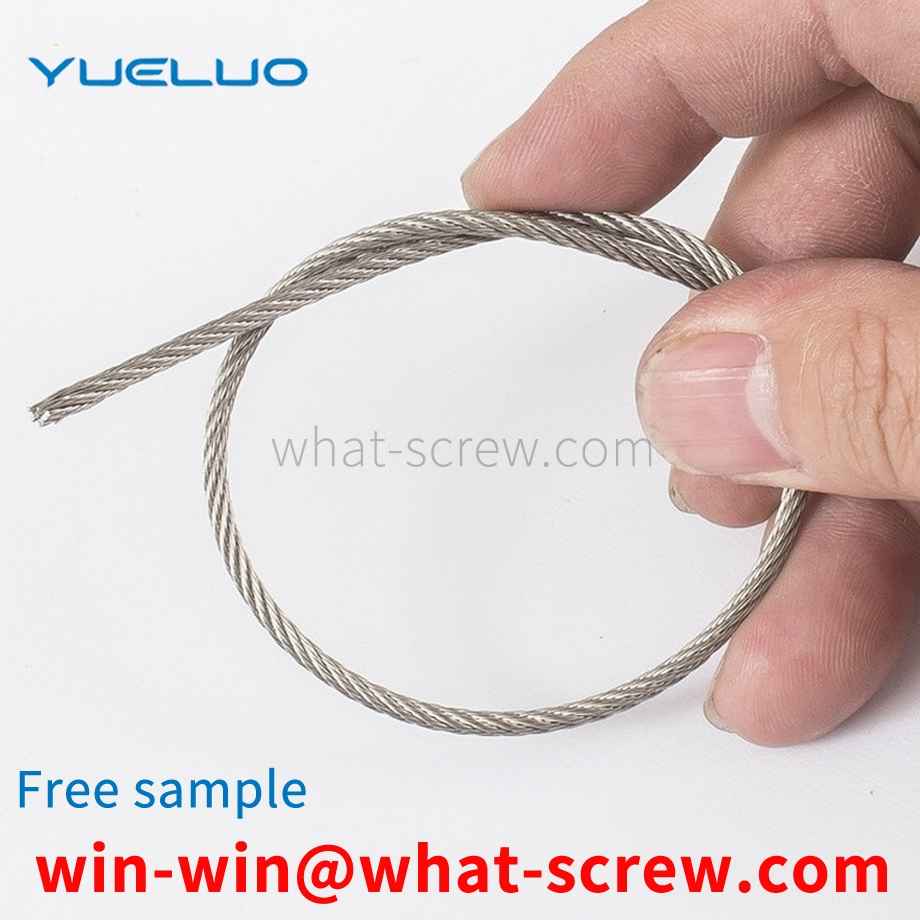 Thin soft wire rope