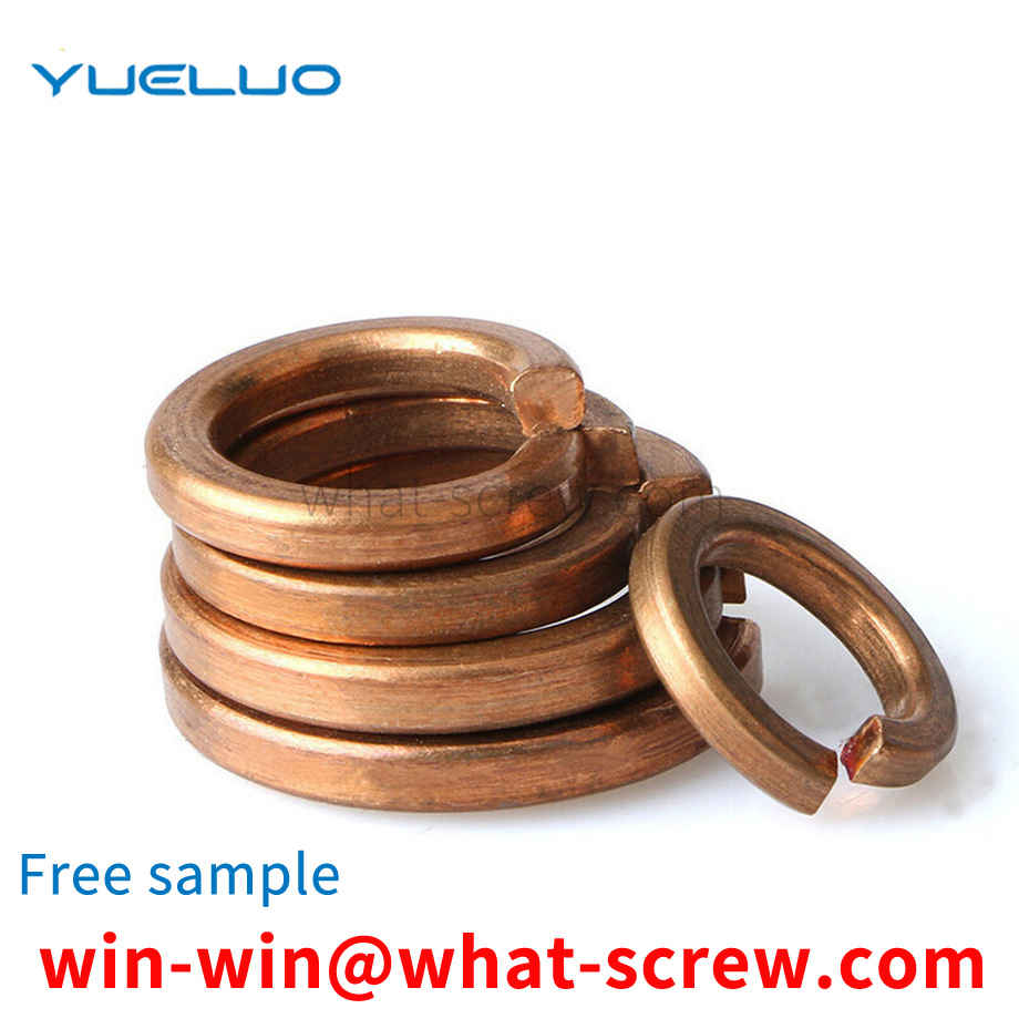 Metal spring flat washer