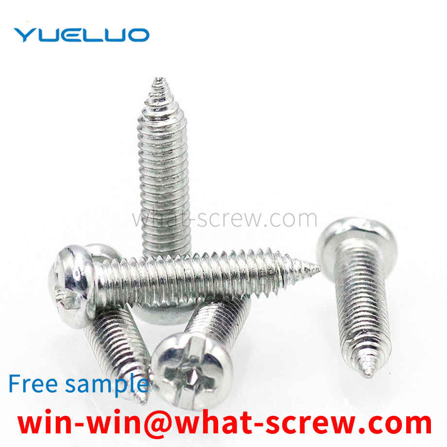 Customized plus and minus slot pan head machine screw