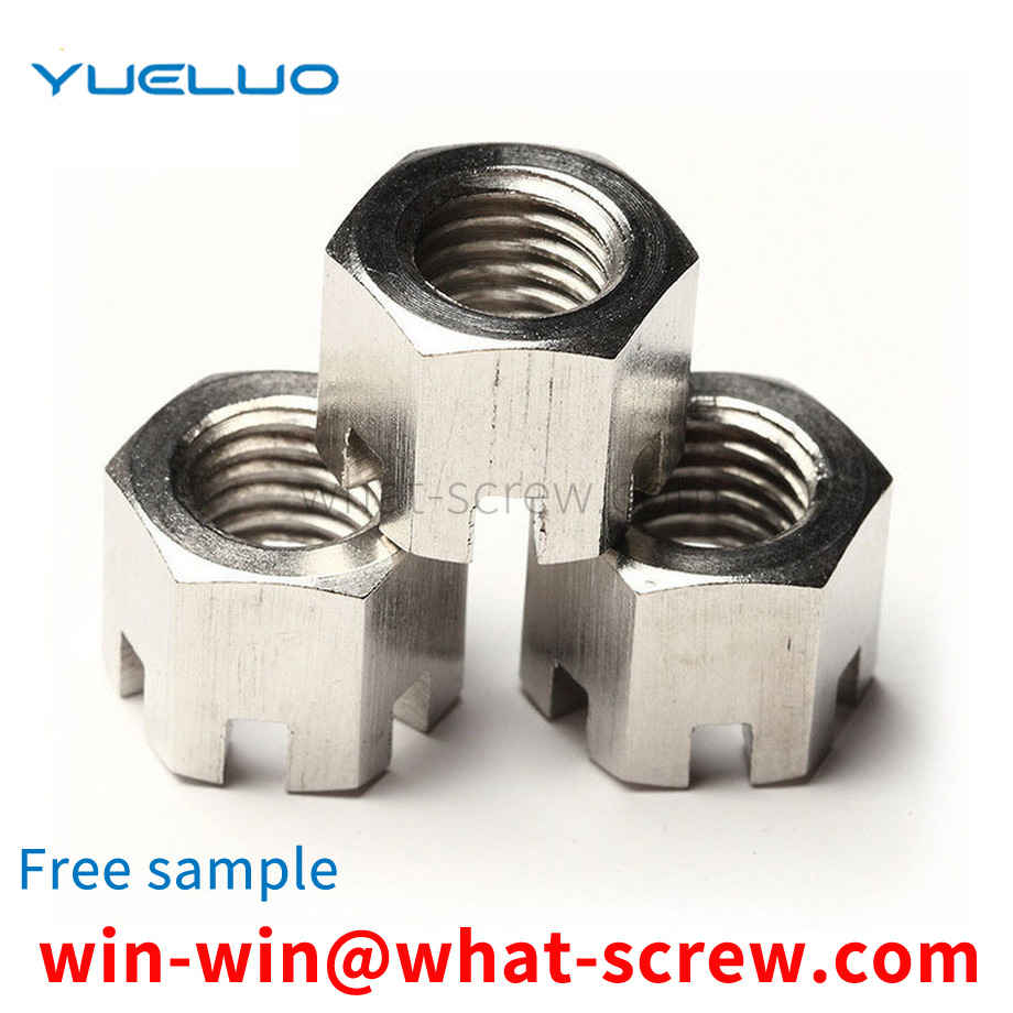 Hexagon Slotted Thin Nuts