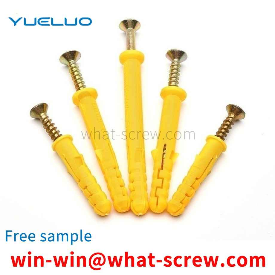 Customized small yellow croaker nylon plastic expansion tube