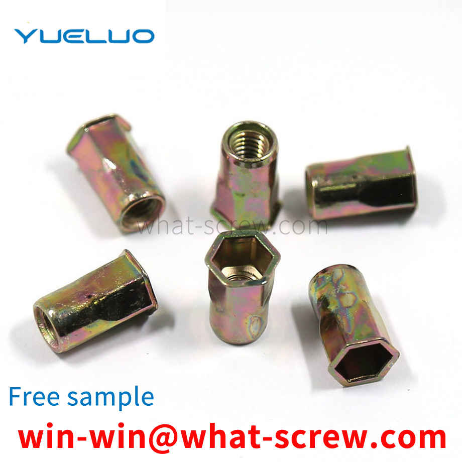 Wholesale small countersunk head inside and outside half hex OttawaOttawarivet nuts