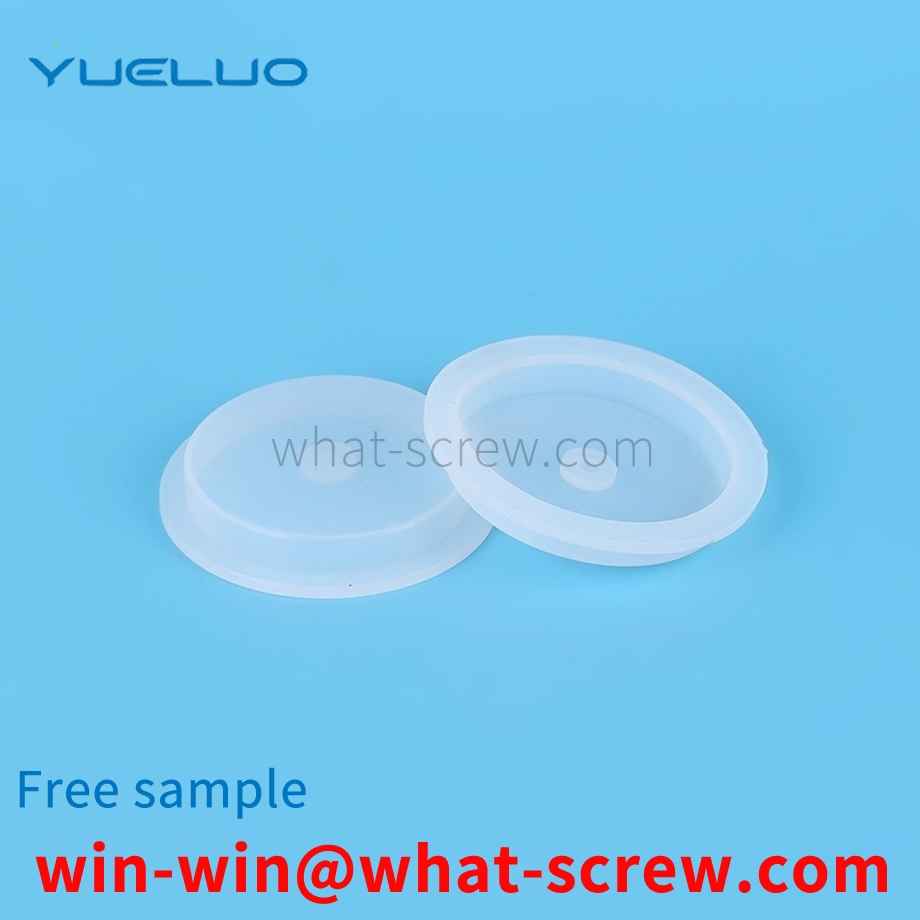 white silicone plug