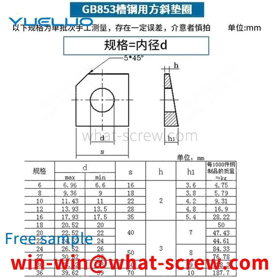 Wholesale square inclined gasket