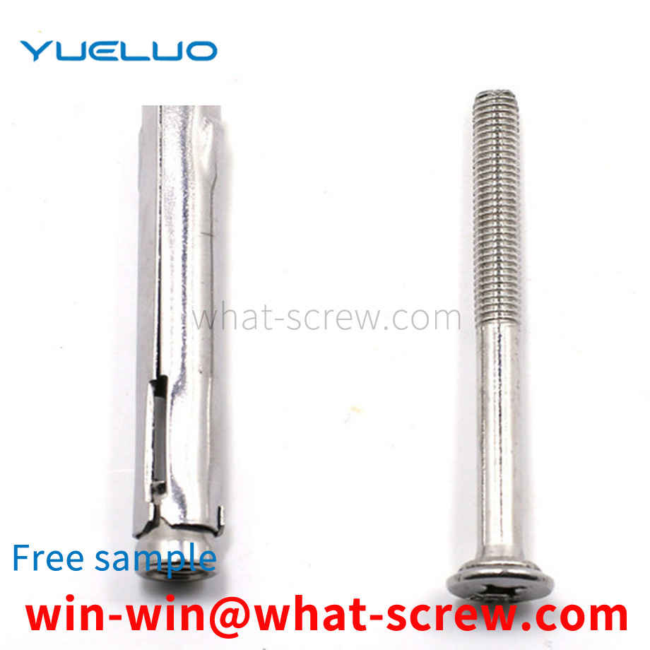 Countersunk head cross expansion screw