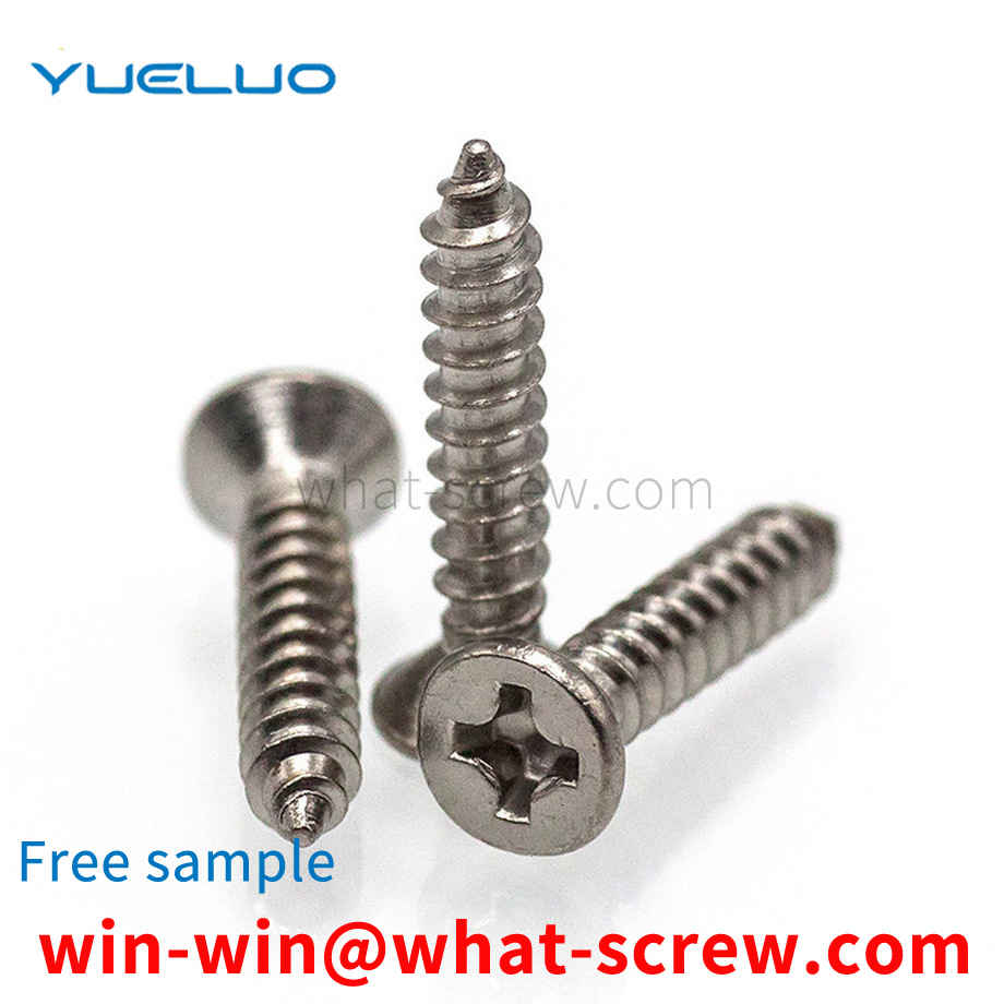 Phillips countersunk head screw