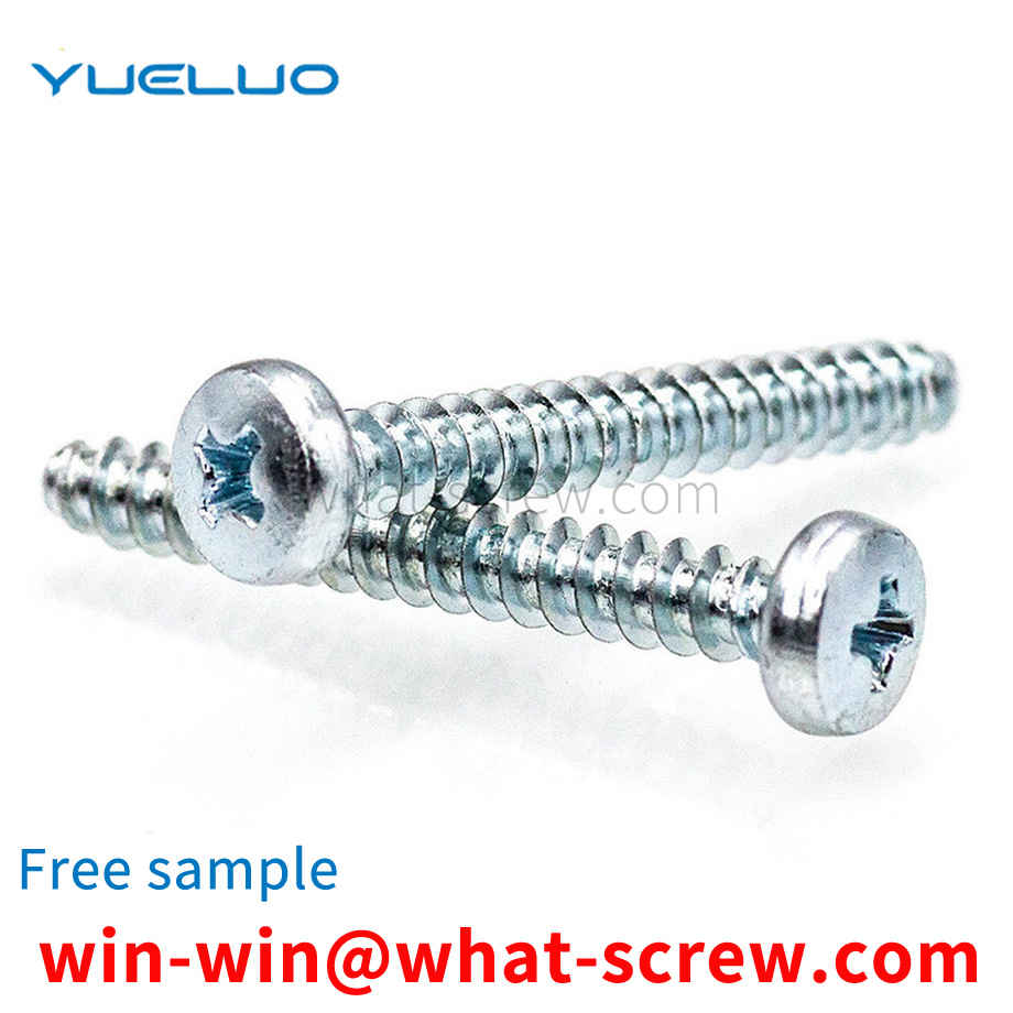 Large Pan Head Flat Tail Tapping Screws