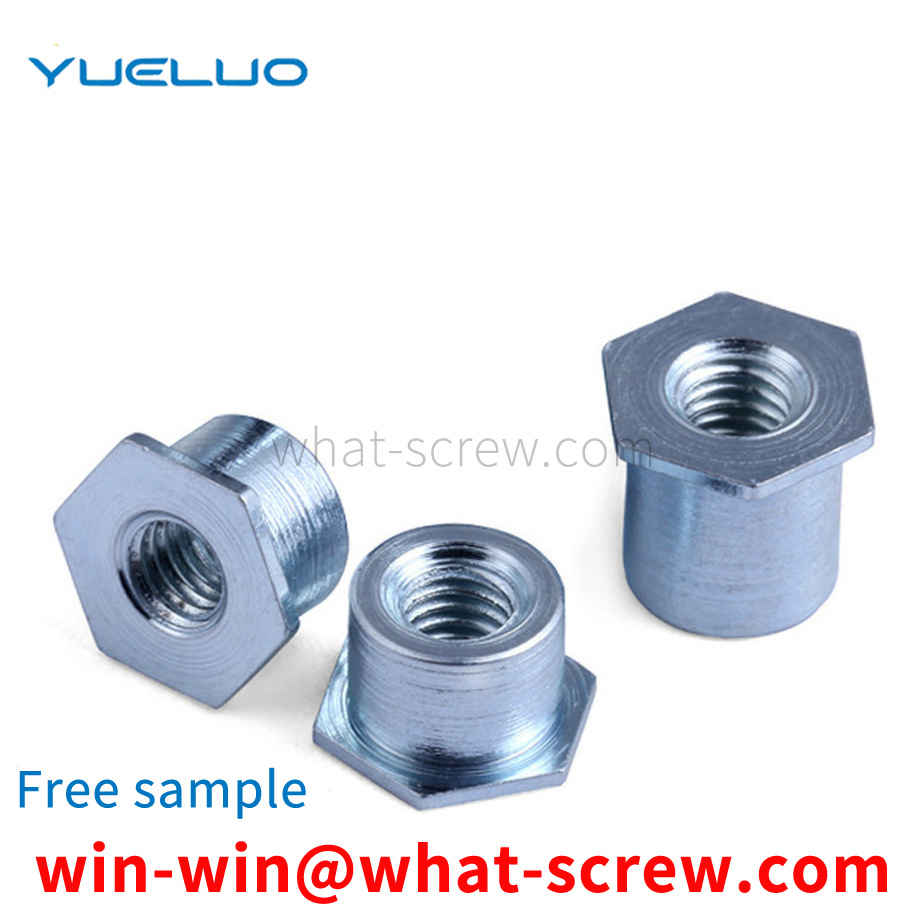 Production of through-hole rivet studs