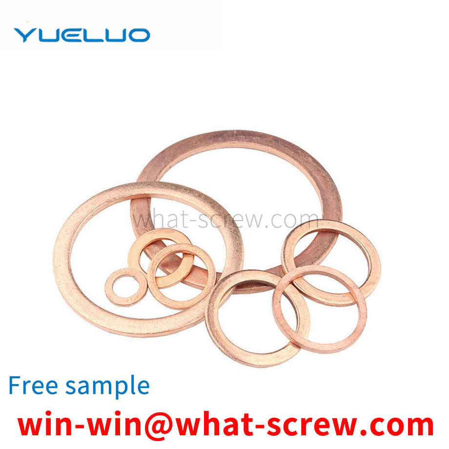 Production of copper washers