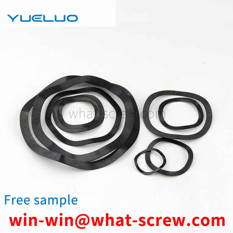 Wave type elastic gasket