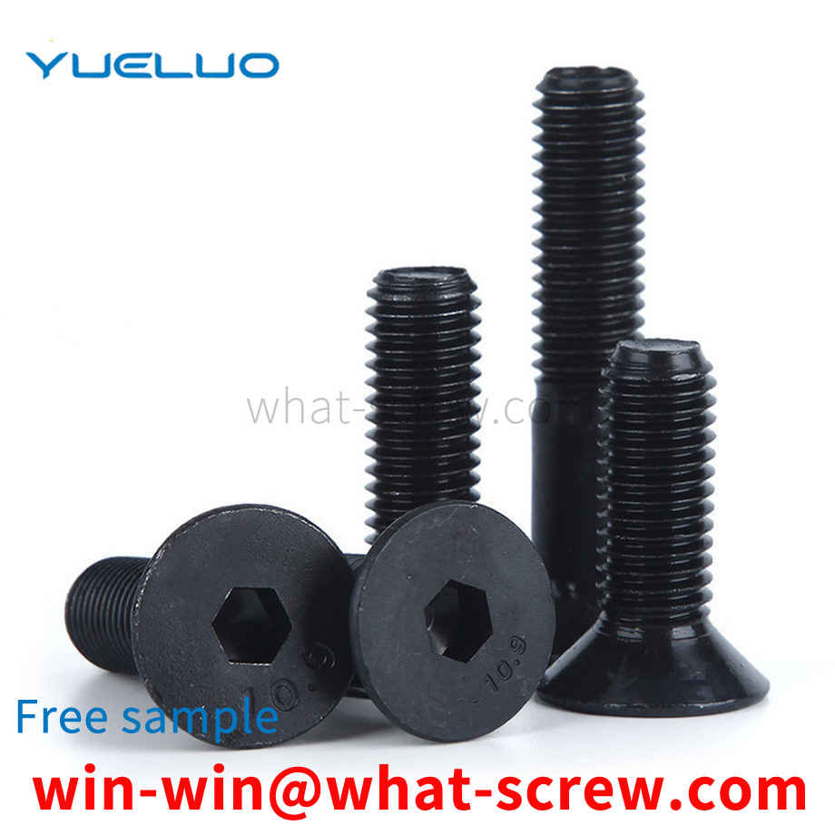 Countersunk head socket head cap screws