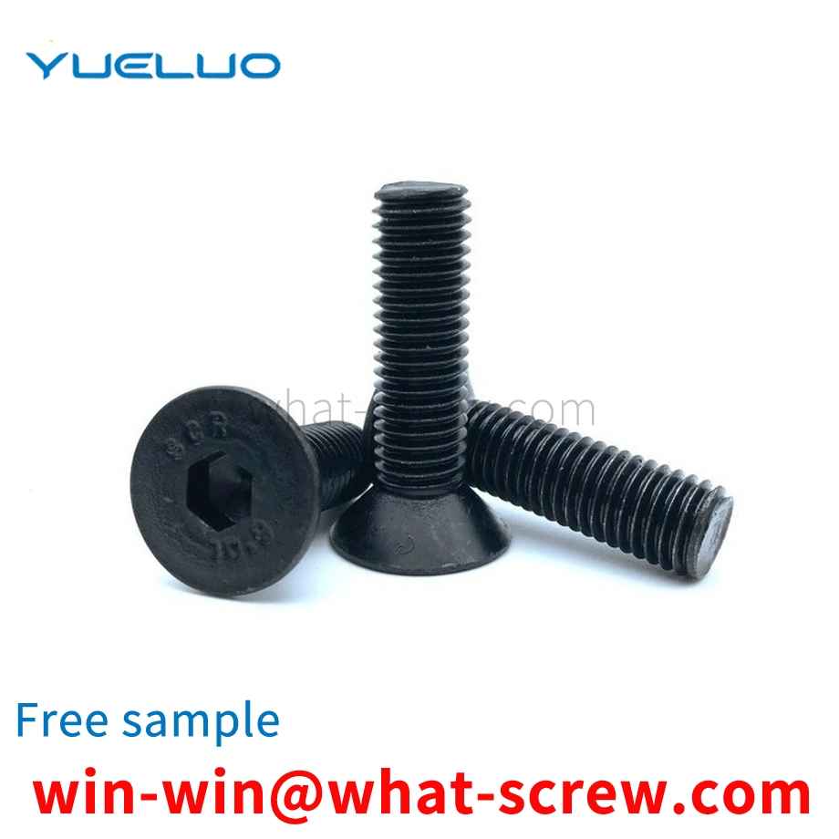 Countersunk head pan head socket head cap screws