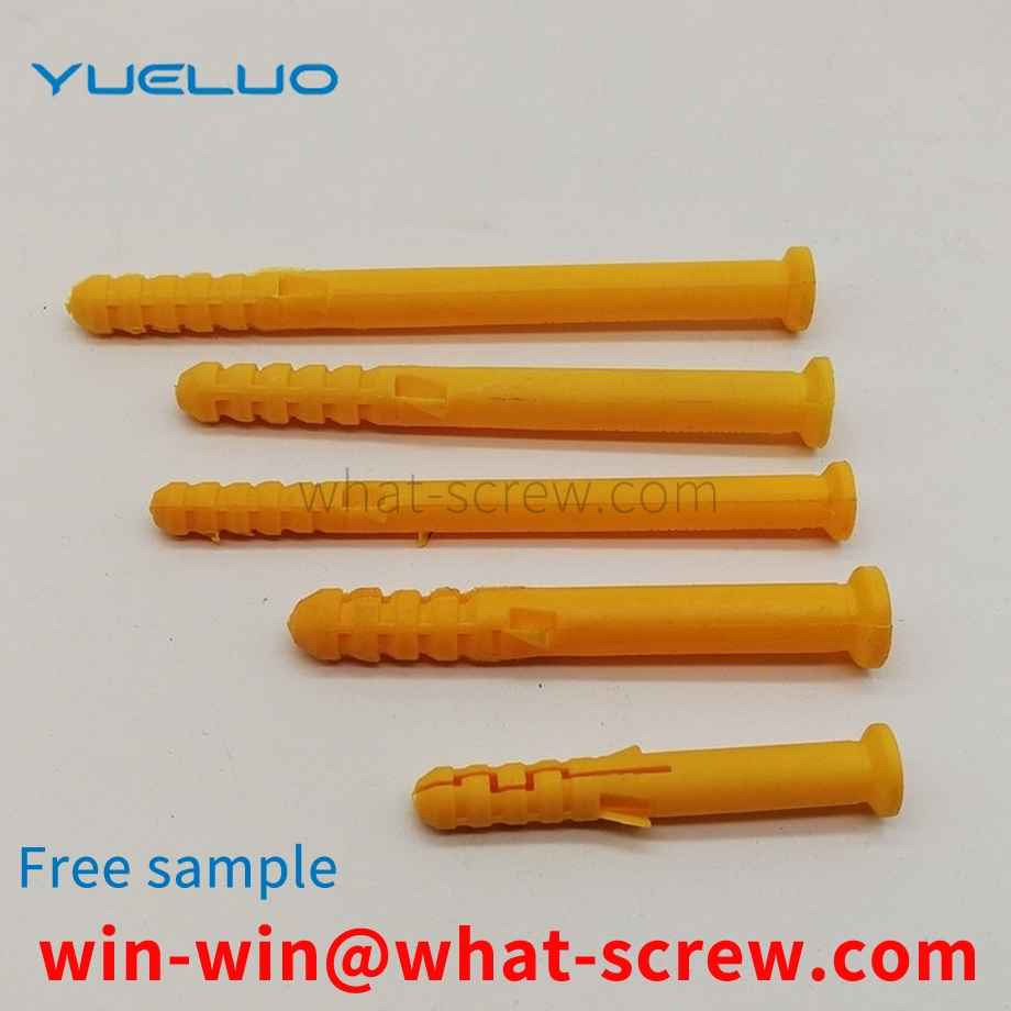 Customized small yellow croaker plastic expansion tube