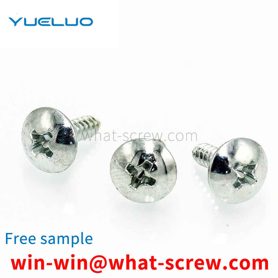 Customized large flat head self-tapping screws