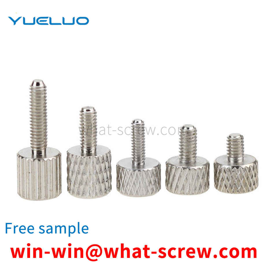 Custom knurled thumbscrews