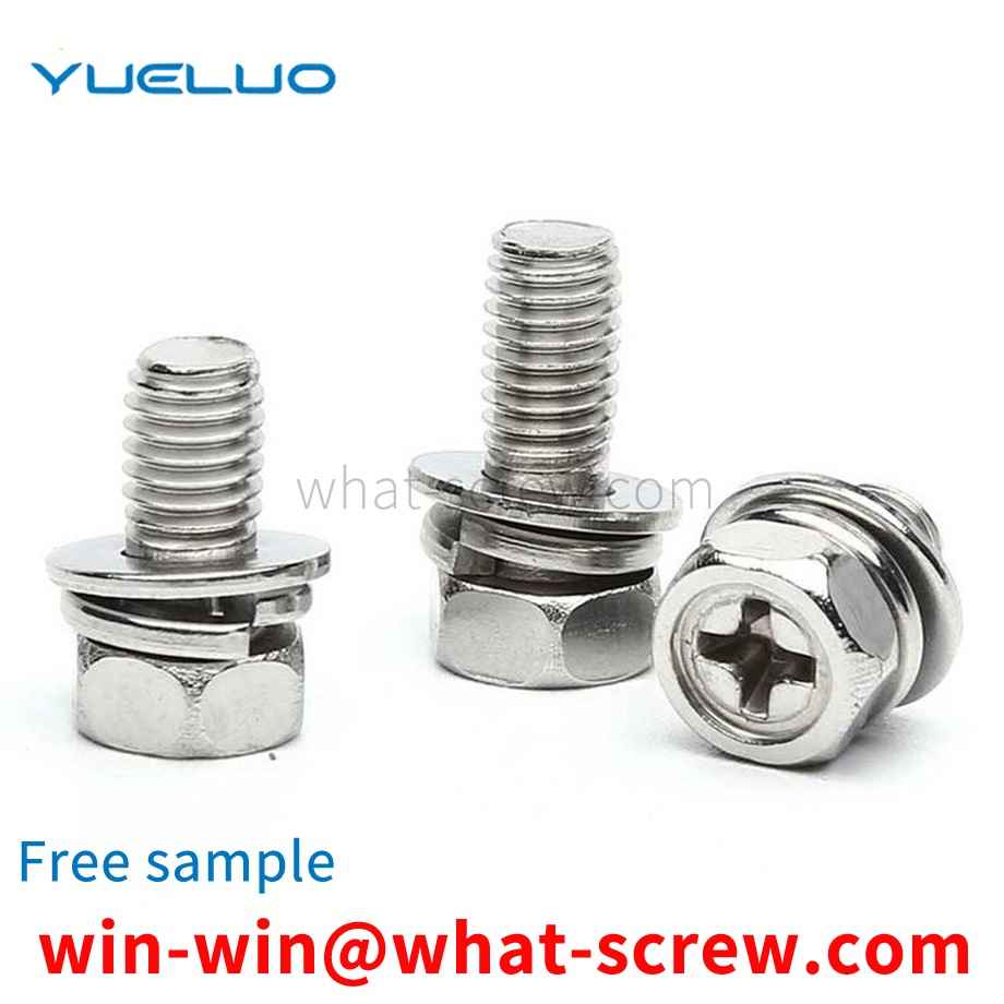 Hexagon Three Combination Screws