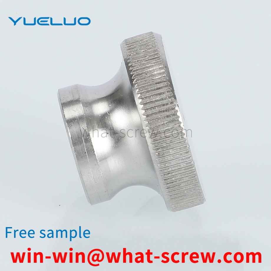 High head knurled nut