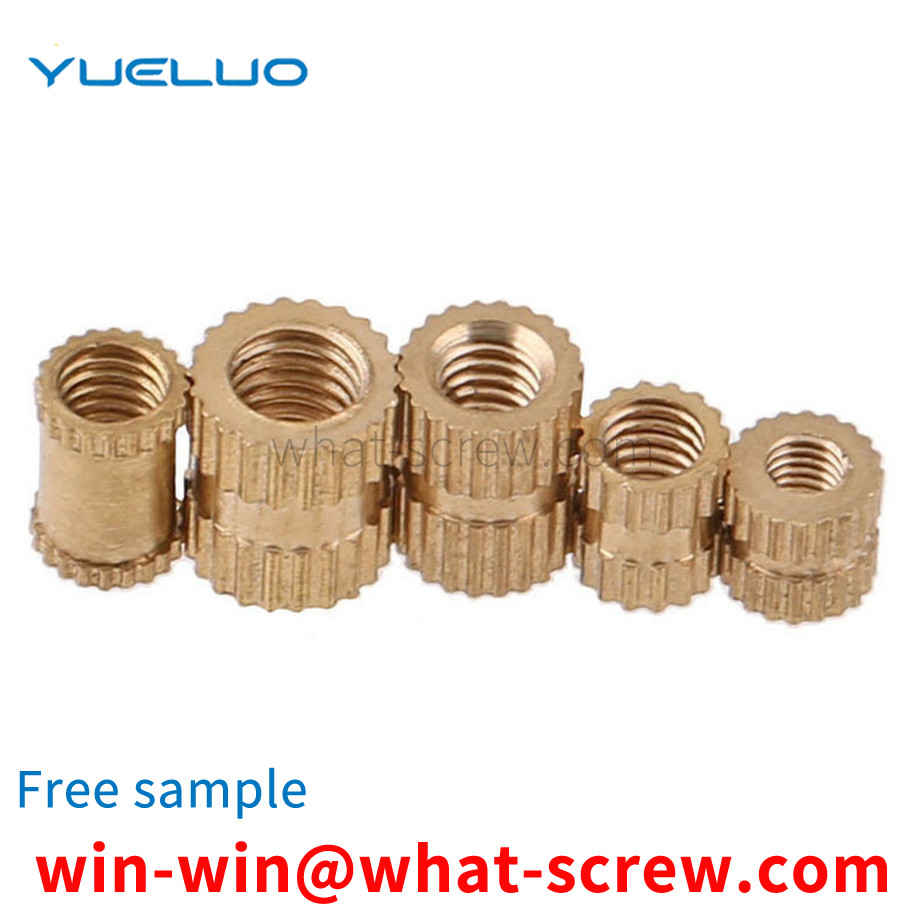 Copper knurled nut