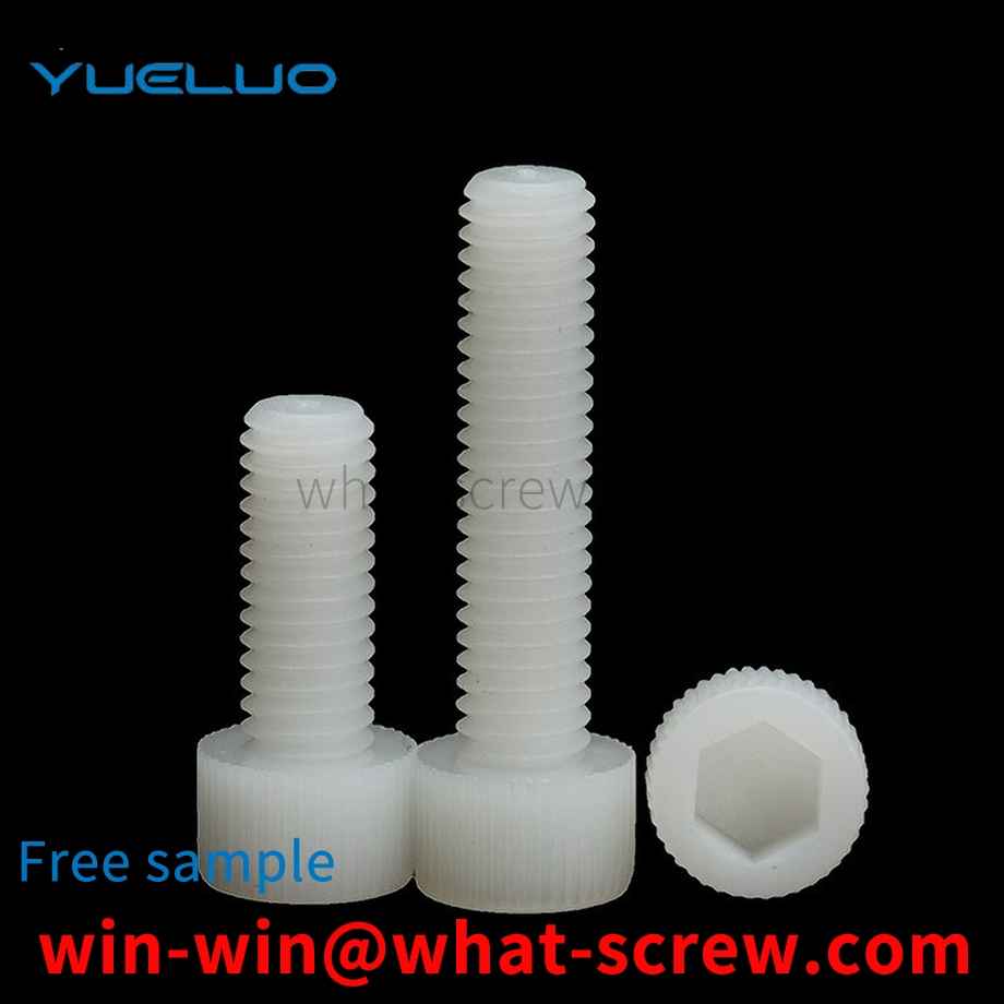 Customized nylon socket head cap screws