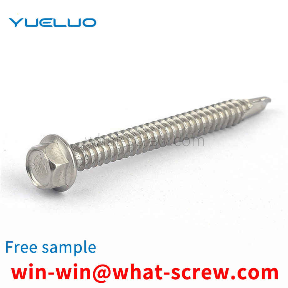 Hexagonal self-tapping self-drilling dovetail screws