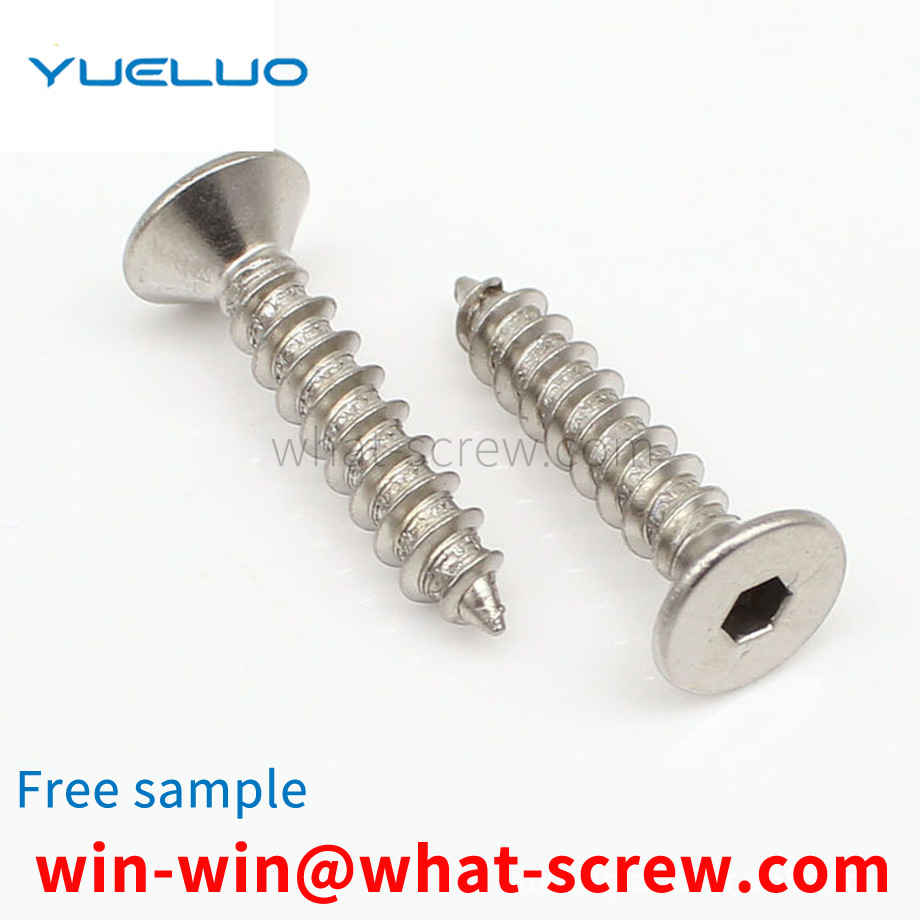 Countersunk head tapping screws