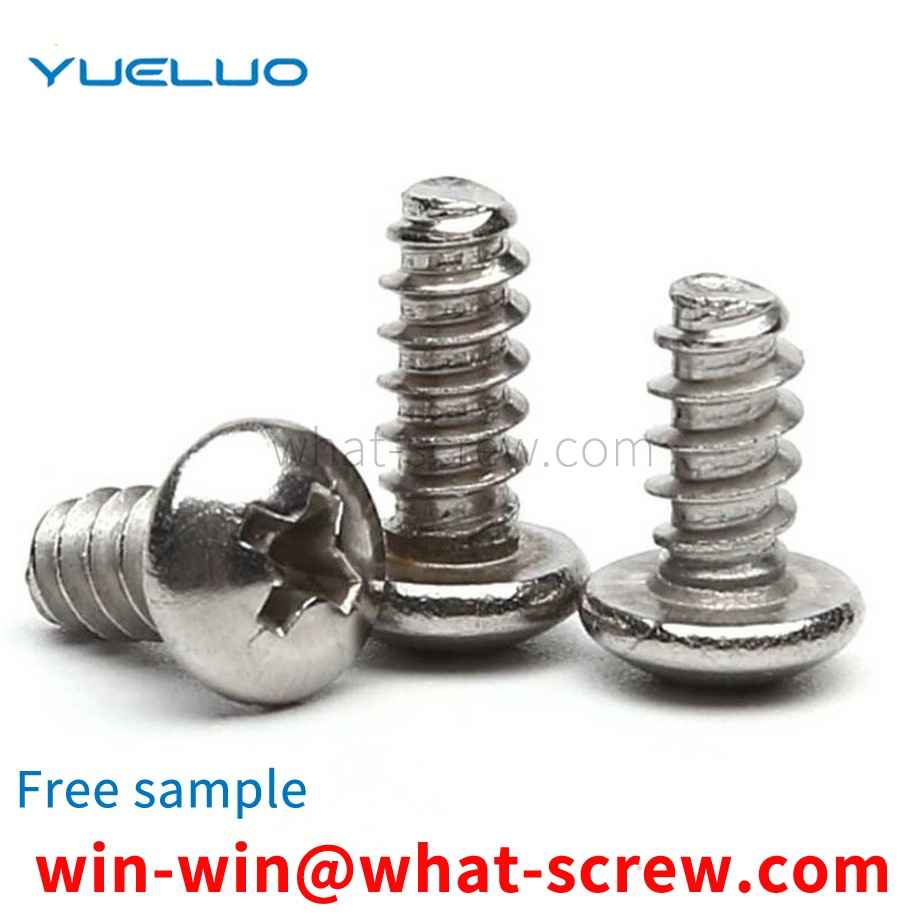 Flat tail self-tapping screw