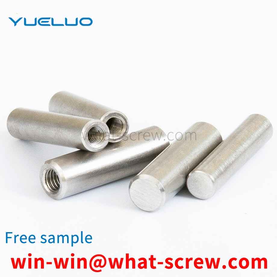 Production of female threaded cylindrical pins