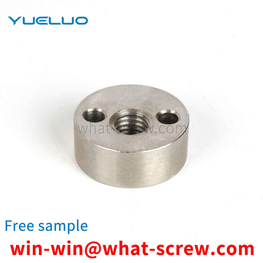 Stainless steel round nut with hole