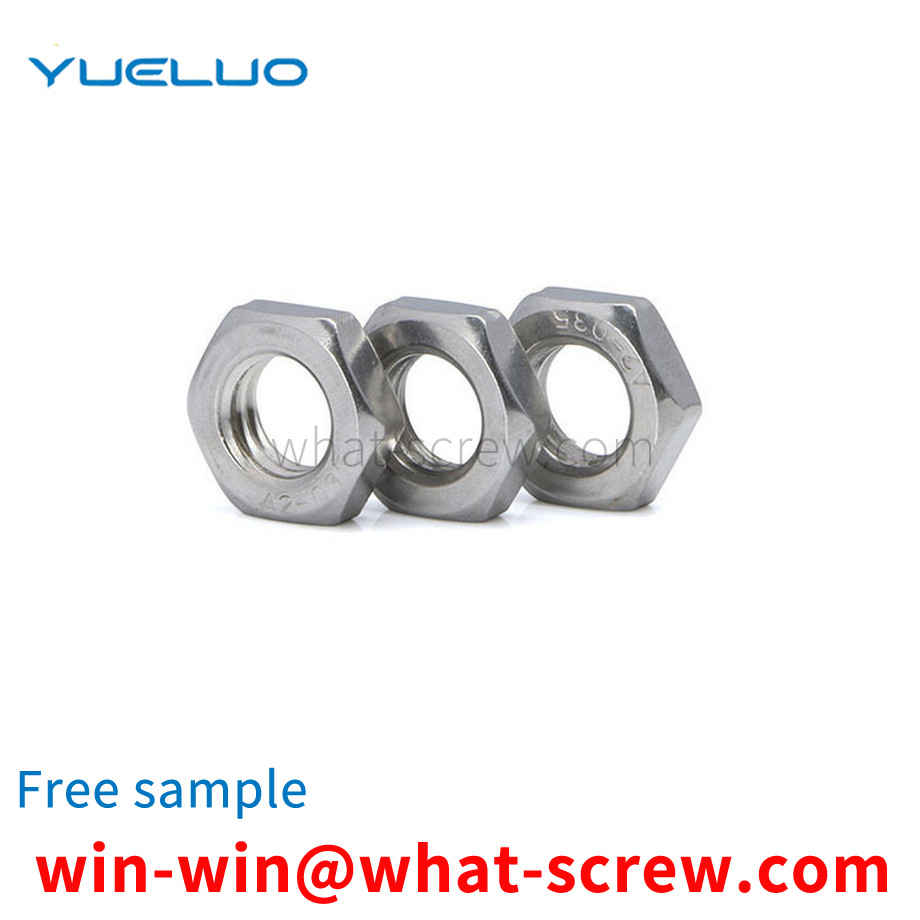 Hexagon Thin Nut with Chamfer