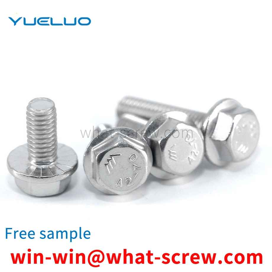 Customized Hexagon Flange Screws